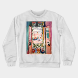 The Open Window- Henri Matisse Crewneck Sweatshirt